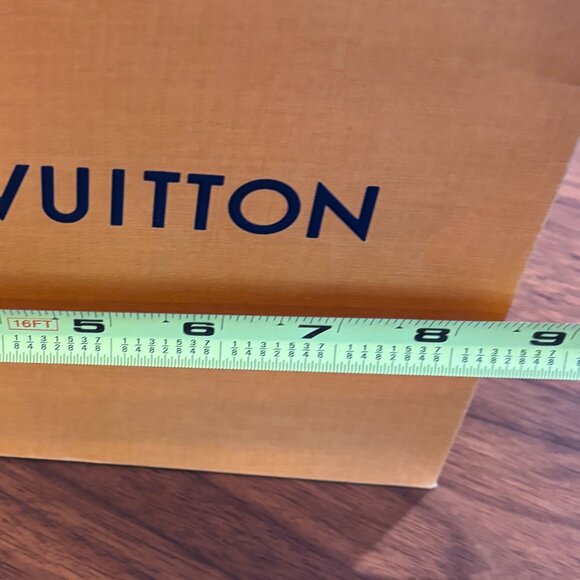 Louis Vuitton Shopping Bag - Orange with Blue Handles - Picture 4 of 6